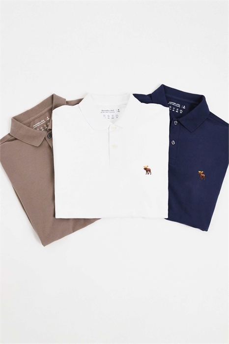 Набор из 3-х поло с логотипом артикул 155541503