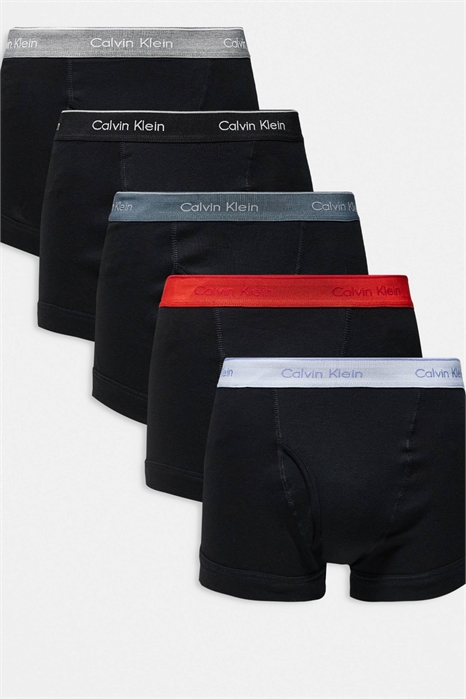 Набор из 5 пар классических хлопковых плавок артикул 148566185