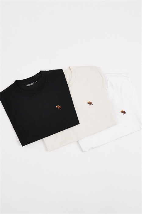 Набор из 3 футболок с логотипом артикул 155222162