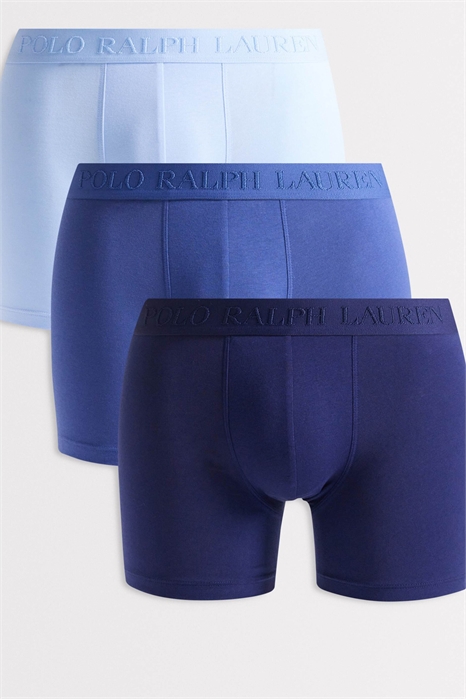 Набор из 3-х пар боксеров из эластичного хлопка в однотонном исполнении артикул 154158080