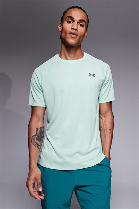 Футболка с короткими рукавами и текстурированной поверхностью артикул 153664666