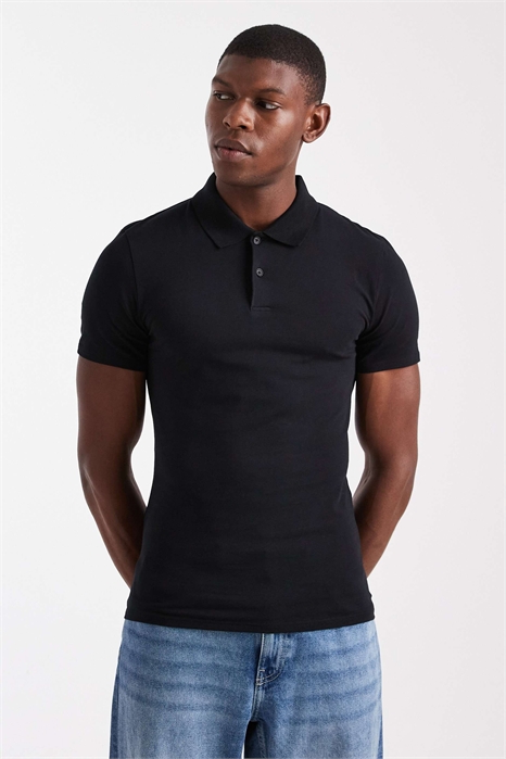 Поло с облегающим кроем Essentials артикул 148291172