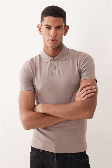 Поло с облегающим кроем Essentials артикул 149930081