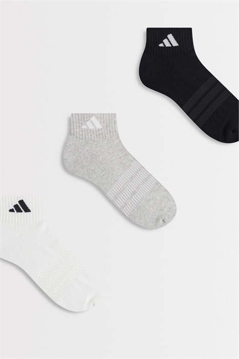 Набор из 3 пар коротких носков adidas Sportswear артикул 150778844
