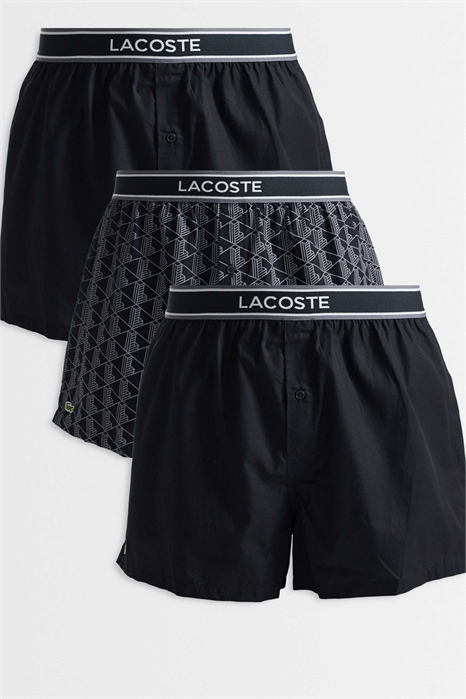 Набор из 3 пар боксеров с тканым монограммой и однотонных боксеров артикул 155117041