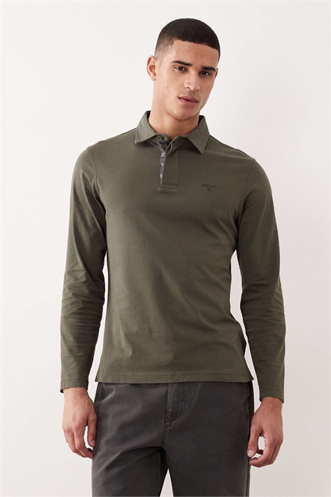Поло с застежкой-кнопкой от Margrove LS артикул 153116559