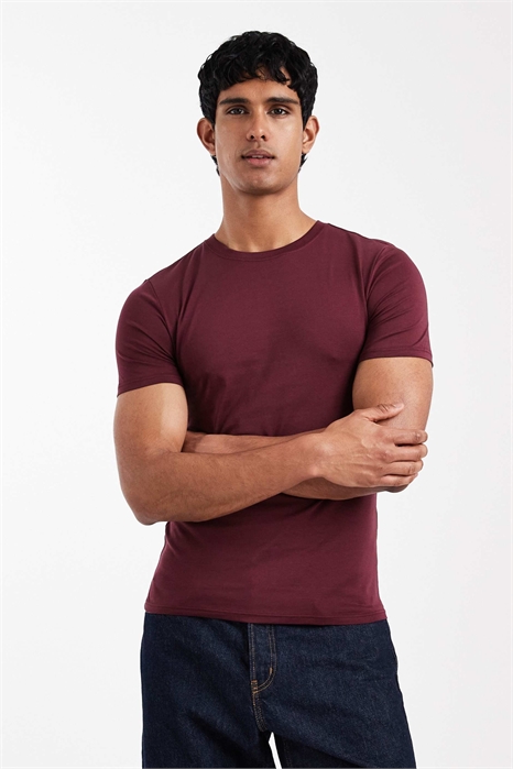 Футболка из хлопка SUPIMA® премиум-класса с облегающим кроем артикул 150832801