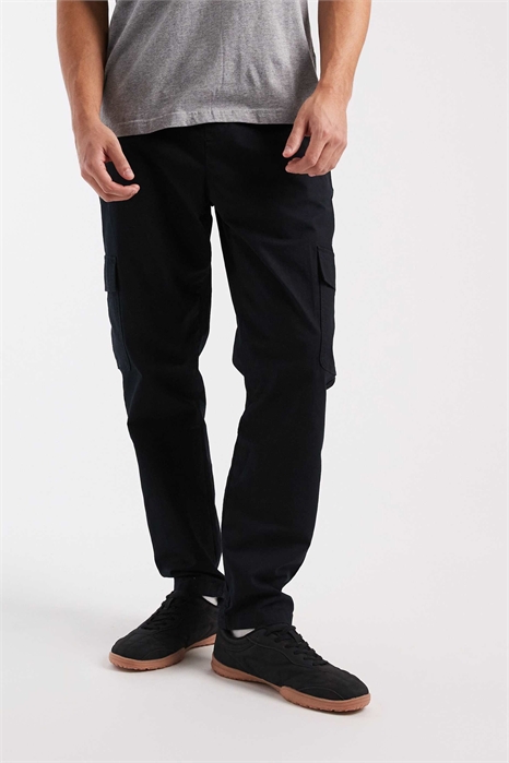 Брюки-карго зауженного кроя артикул 151530097