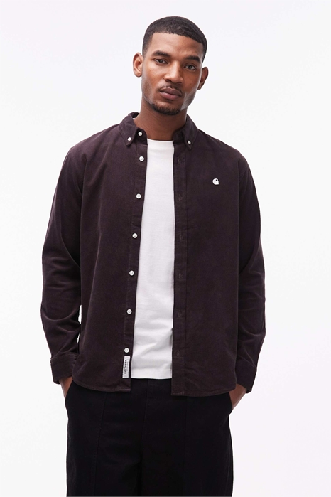 Рубашка с длинными рукавами из вельвета от Madison артикул 154451451