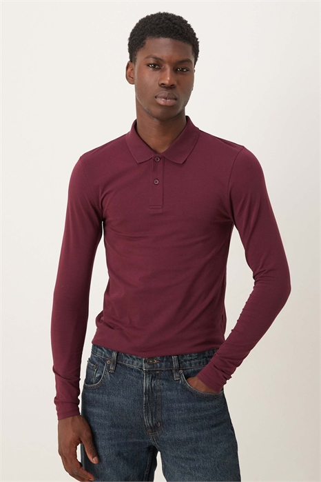 Поло с длинным рукавом Essentials Muscle Fit артикул 148890169