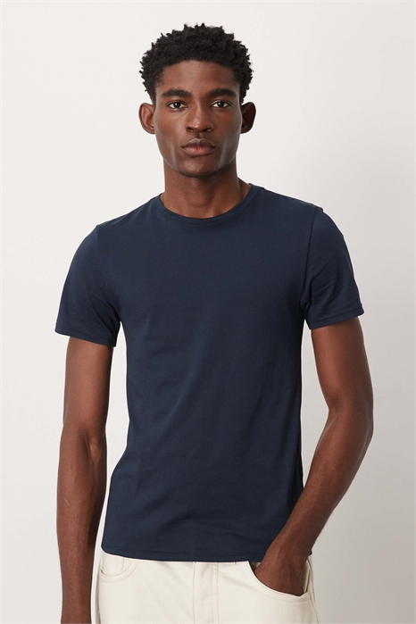 Футболка облегающего кроя из высококачественного хлопка SUPIMA® артикул 148450539