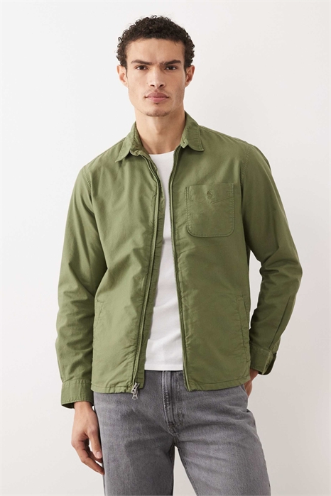 Спортивная рубашка с длинными рукавами на молнии артикул 154032114