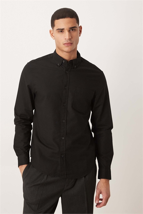 Рубашка оксфорд классического кроя артикул 149079761