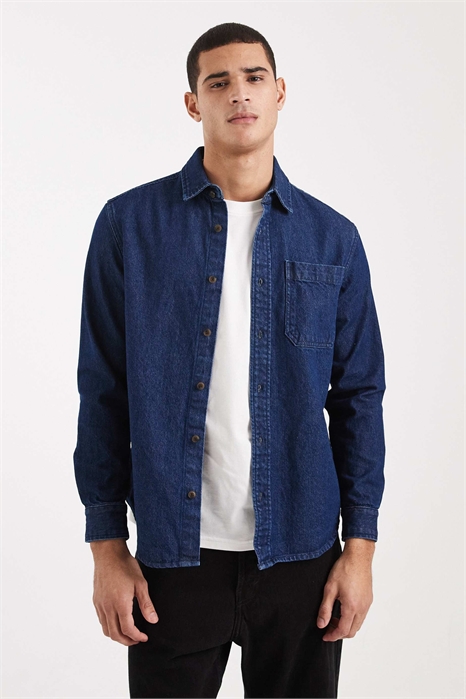 Джинсовая рубашка артикул 151527721
