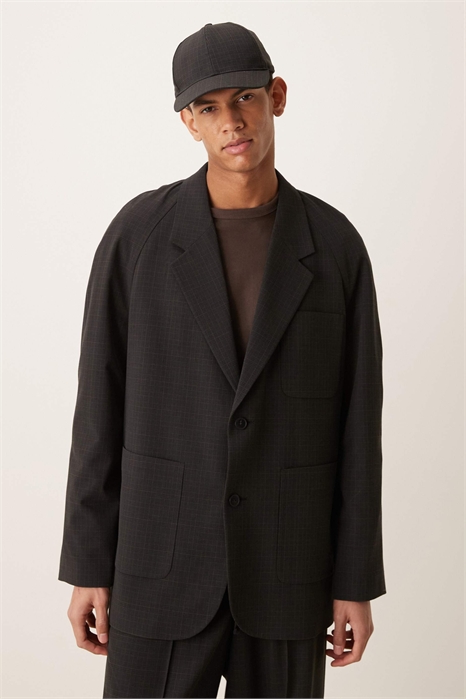 Костюмный пиджак свободного кроя артикул 150429036