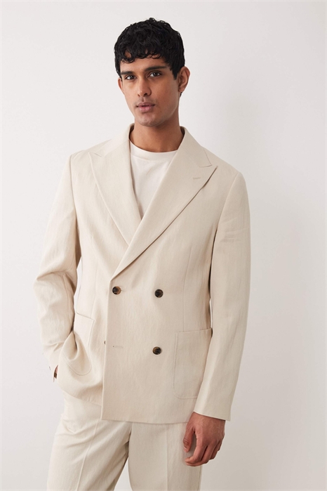 Двубортный блейзер классического кроя артикул 154163062