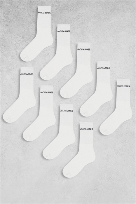 Набор из 9 пар носков с ребристой текстурой и логотипом артикул 134143328