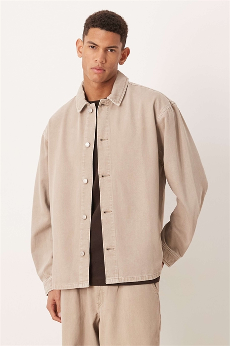 Джинсовая рубашка свободного кроя с длинными рукавами co-ord артикул 152125662