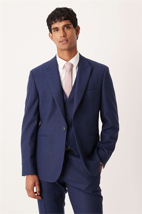 Приталенный пиджак с узором «елочка» из шерсти артикул 146837211