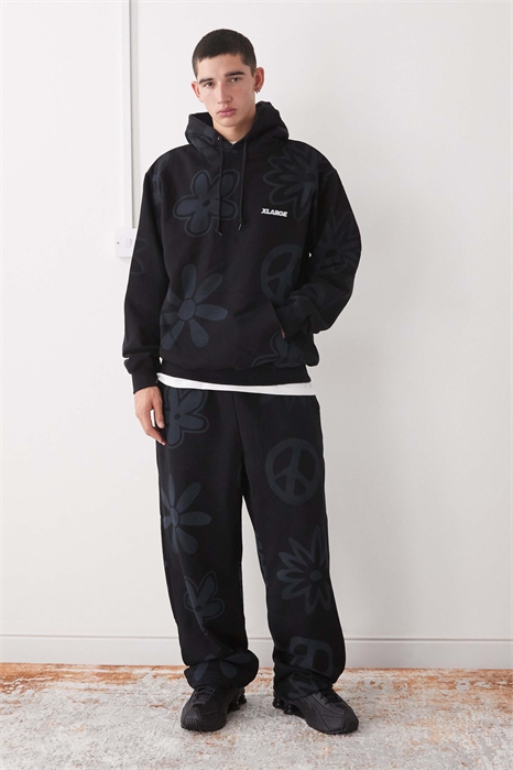 Джоггеры с манжетами и логотипом «Peace Print» co-ord артикул 151343026