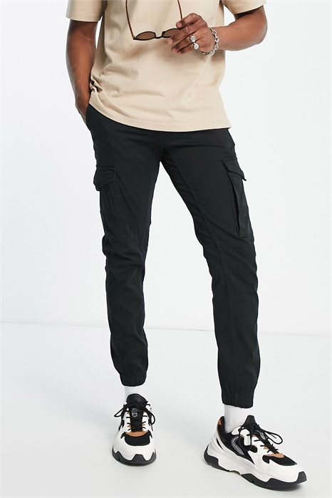 Брюки-карго с манжетами артикул 119170888