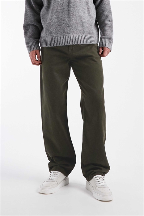 Широкие брюки со складками артикул 153408567