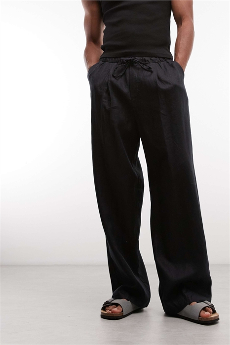 Надеть льняные брюки артикул 154837383