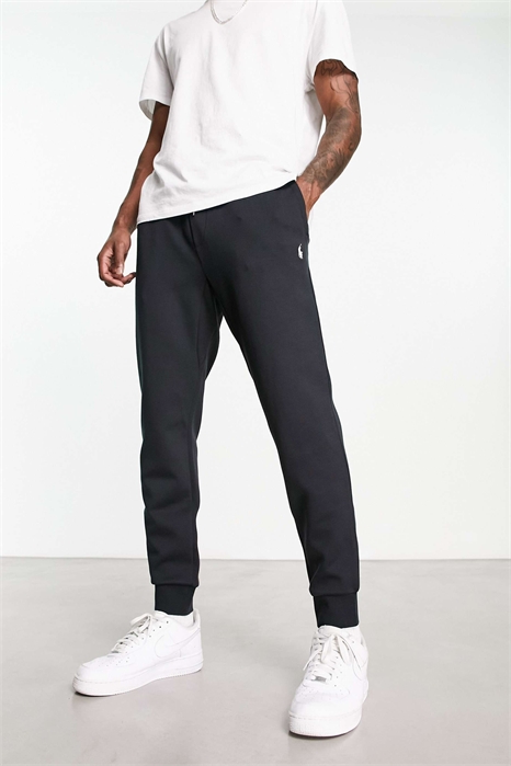 Джоггеры с логотипом и двойным технологическим элементом артикул 126684279