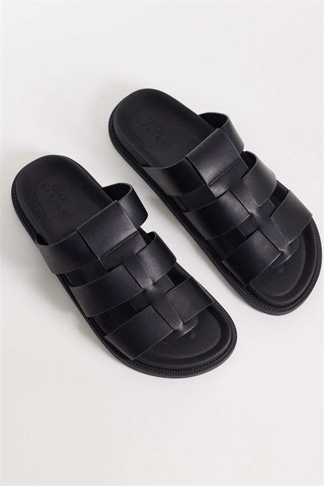 Классические сандалии на ремешках артикул 153566995