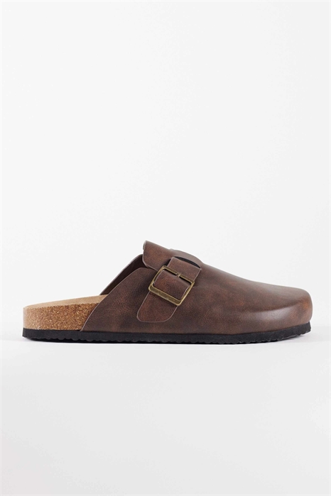 Сандалии-муле с пробковой подошвой артикул 154049361