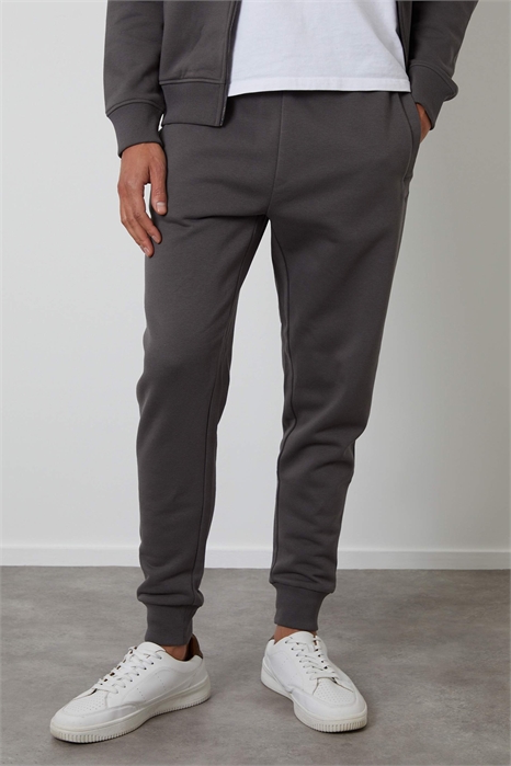 Джоггеры из смесовой ткани с хлопком, прямой крой артикул 155059318