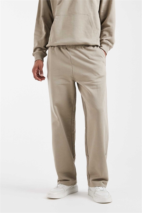Премиум-комплект из свободных джоггеров плотной ткани плотностью 400 г/м² цвета «камень» артикул 151098724
