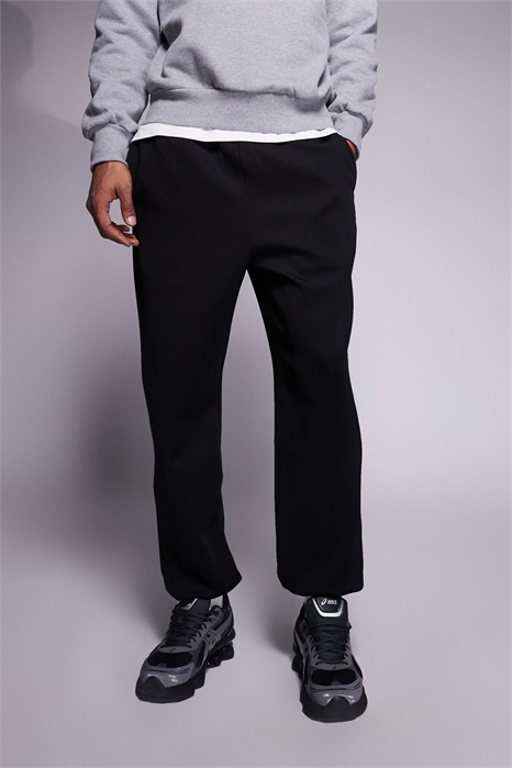 Джоггеры с зауженным кроем артикул 154334976