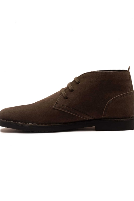 «SAHARA» Замшевые кожаные ботинки-чукки на шнурках артикул 148271509