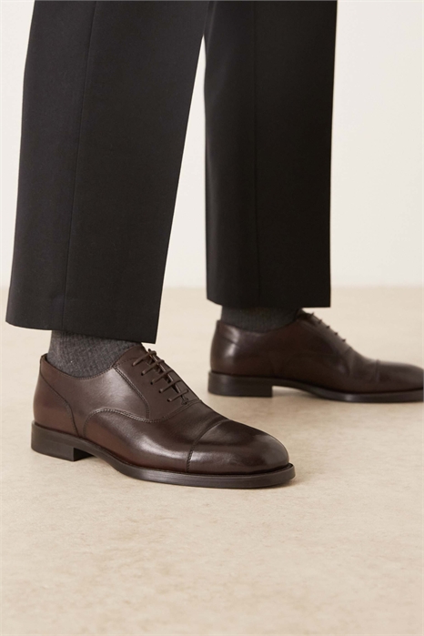 Броги из 100% кожи артикул 154606321