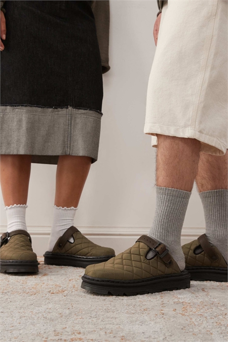 Универсальные стеганые туфли-муле ZebZag артикул 153716558