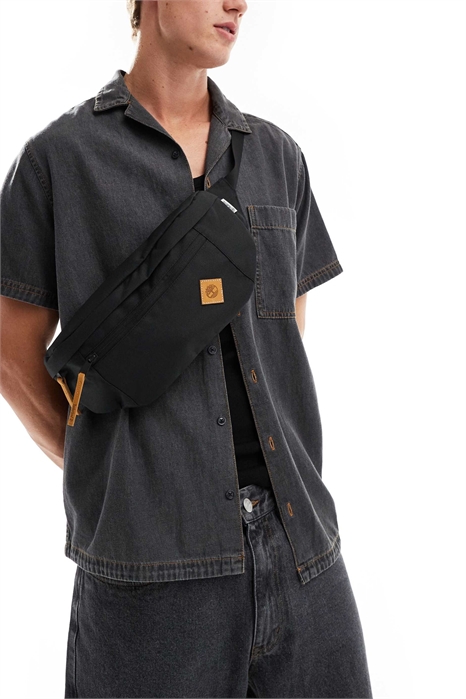 Поясная сумка с логотипом и карманом на молнии артикул 135414830