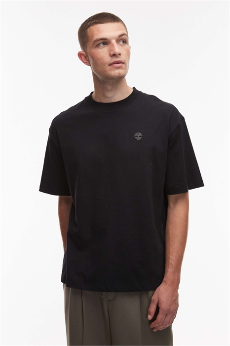 Футболка свободного кроя с логотипом Dunstan на груди артикул 148892021