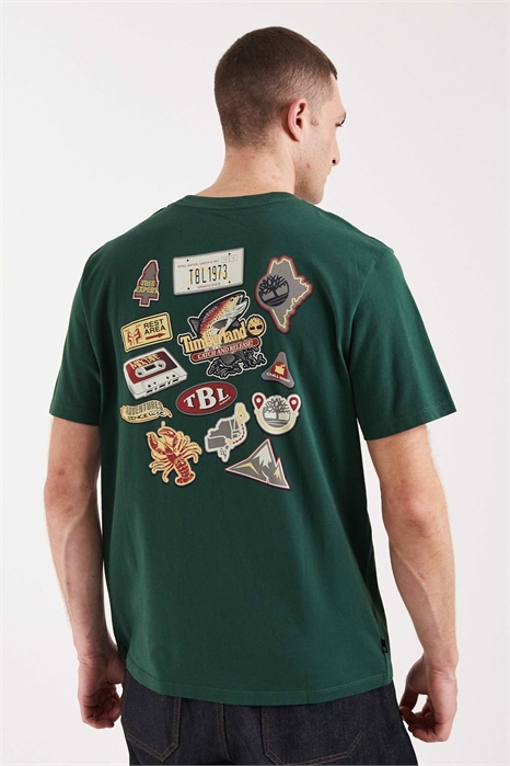 Футболка с принтом на спине артикул 155950625