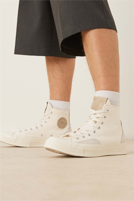 Кроссовки Chuck 70 Hi из комбинированных материалов артикул 151960077