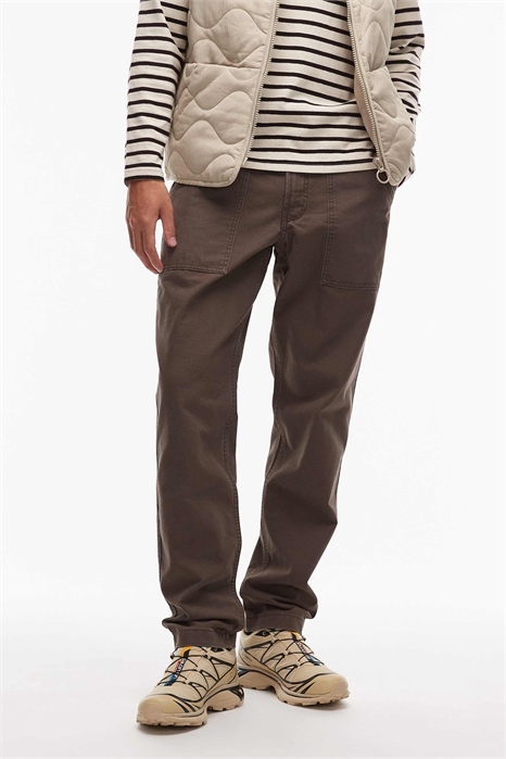 Брюки свободного кроя из прочной промытой парусины с карманами в стиле «фейт» артикул 148892008