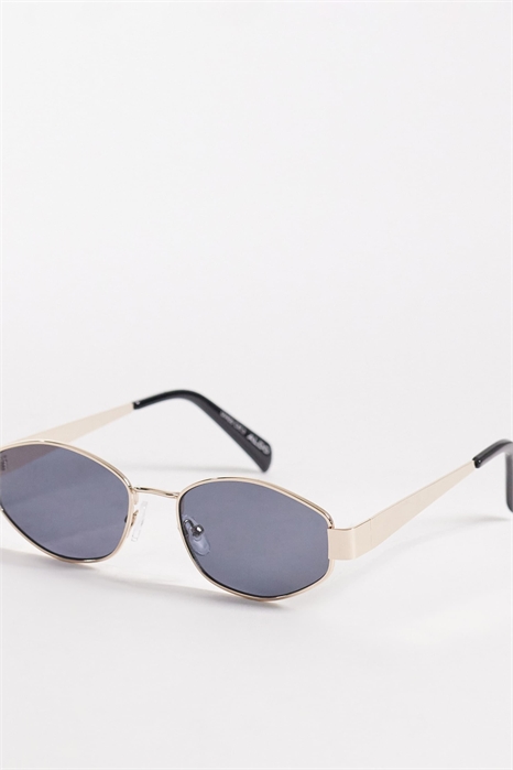 Солнцезащитные очки Miiaa с овальной металлической оправой артикул 153401543