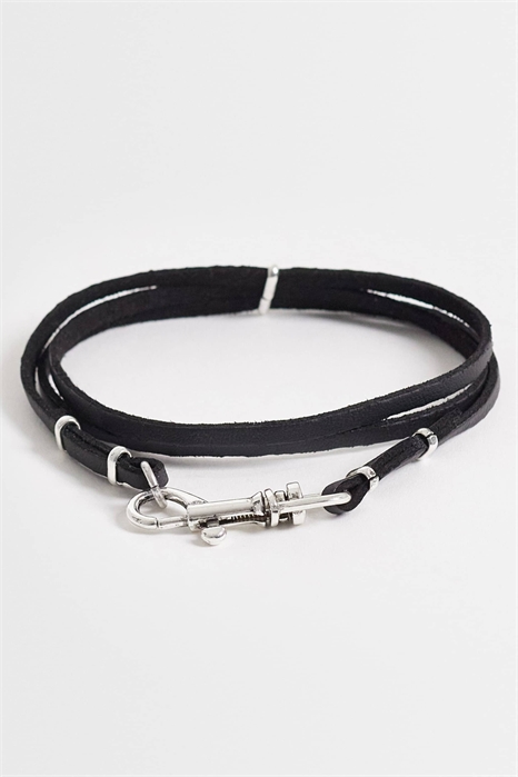 Браслет-обруч из искусственной кожи артикул 155391420