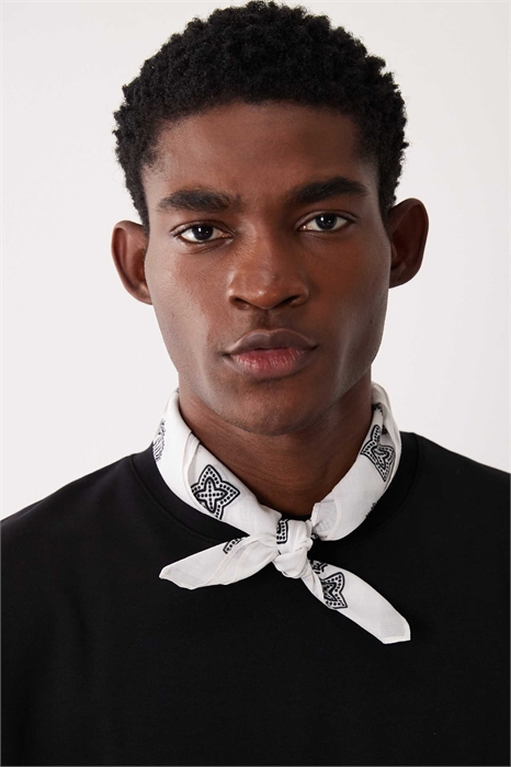 Хлопковая бандана с узором «пейсли» артикул 154310780