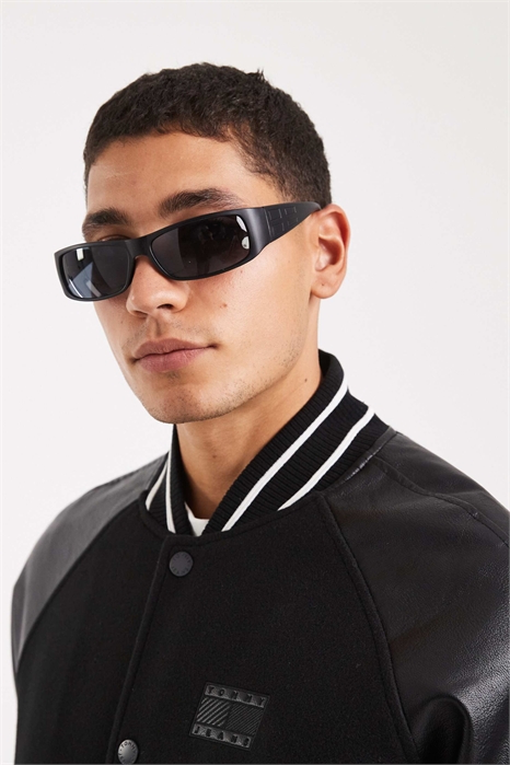 Узкие прямоугольные солнцезащитные очки артикул 152196235