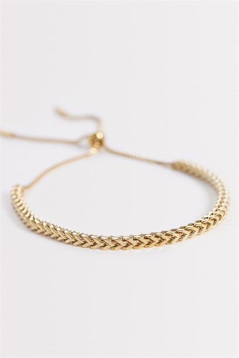 Браслет-тяга с квадратными звеньями из нержавеющей стали, водонепроницаемый артикул 155003977