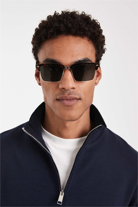 Металлические солнцезащитные очки артикул 152594092