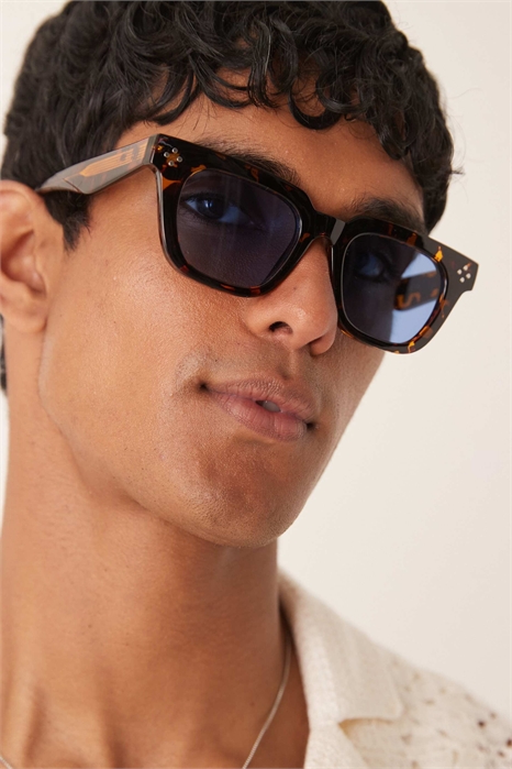 Солидные квадратные солнцезащитные очки премиум-класса артикул 146136889