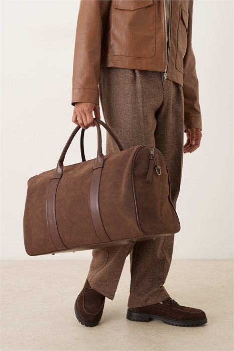 Сумка-тоутл из искусственной замши артикул 147971558