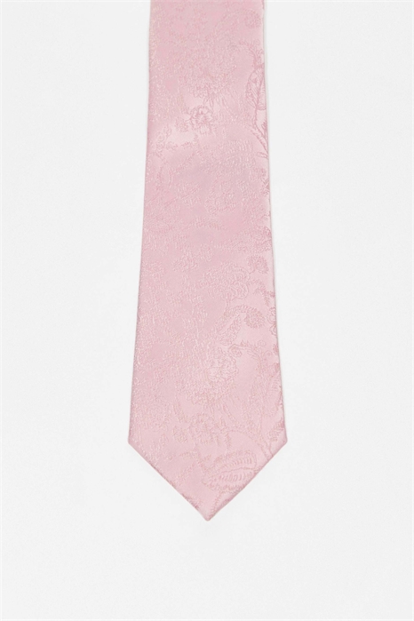 Галстук с розовым узором артикул 152155241